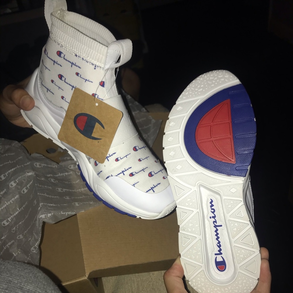 CHAMPION RALLY SCRIPT SOCK SHOE 👟
